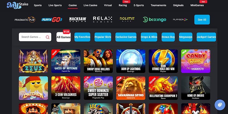 ردهة ألعاب MyStake